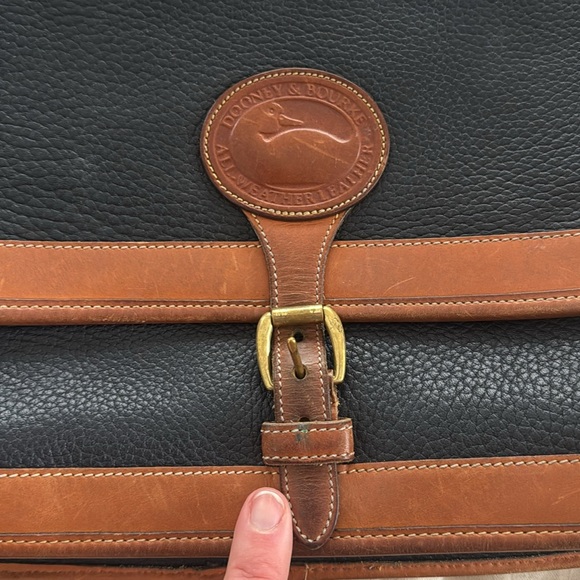 Dooney & Bourke Navy Leather Crossbody Bag - Picture 3 of 13